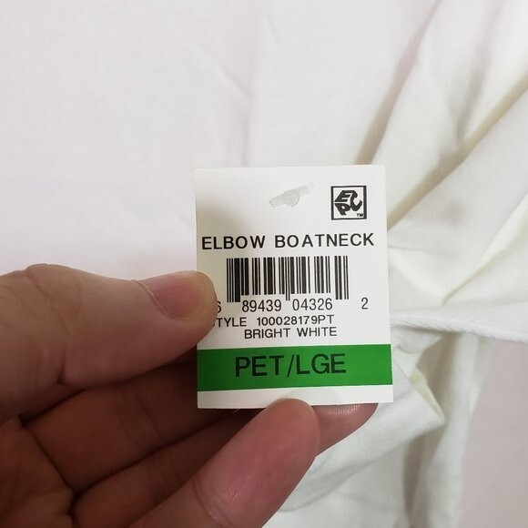 Karen Scott Women Elbow Sleeve Boat Neck Top (AI) - Picture 6 of 8